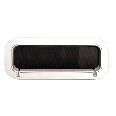 Beckson Marine Drain Port 4X14X2 WhiteClear PO414DWC-20